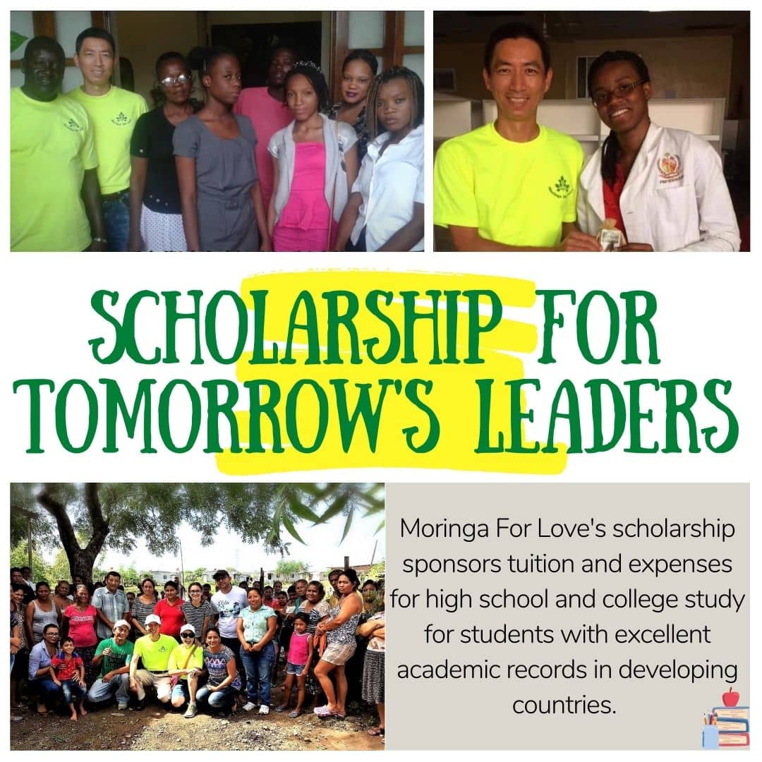 Moringa For Love's Scholarship Program in Developing Countries